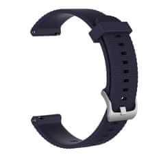 BStrap Silicone Bredon remienok na Garmin Vivoactive 4, dark blue