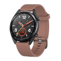 BStrap Silicone Bredon remienok na Huawei Watch GT3 46mm, brown
