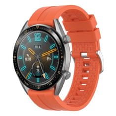 BStrap Silicone Cube remienok na Huawei Watch 3 / 3 Pro, orange