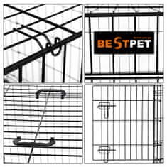 BestPet Klietka pre psa 91 x 58 x 64 cm L STRONG