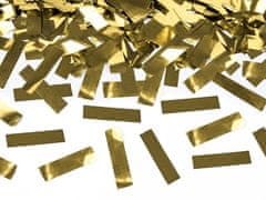 PartyDeco Vystreľovacie konfety zlaté 40cm