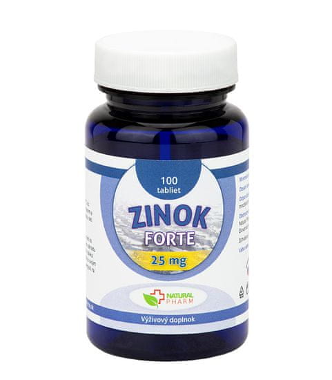 Zinok FORTE 25 mg tablety 100 ks