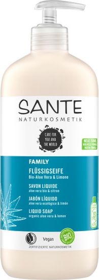 SANTE Naturkosmetik Tekuté mydlo BIO aloe a citrón - 500 ml