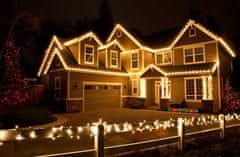 CoolCeny Vianočné vonkajšie LED reťaze - Efektná svetelná reťaz - 10 metrov - Modrá