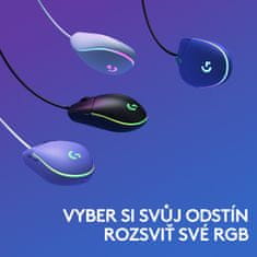 Logitech G102 Lightsync (910-005854), fialová