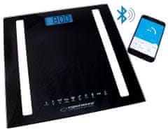 Esperanza EBS016K Analytická digitálna kúpeľňová váha 8v1 Bluetooth B.Fit čierna