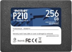 Patriot P210, 2,5" - 256GB (P210S256G25)