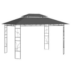 Altánok 4x3x2,7 m antracitový 160 g/m2