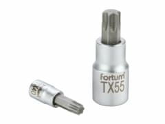 Fortum Hlavica zástrčná 1/4" hrot TORX, T 25, L 37mm