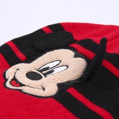 Grooters Zimná detská čiapka Mickey Mouse červená