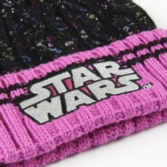 Grooters Zimná detská čiapka Star Wars - Ružová s brmbolcom