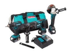 Makita DLX3078TX1 sada aku strojov DGA504 + DHR241 + DDF482 Li-ion 18V