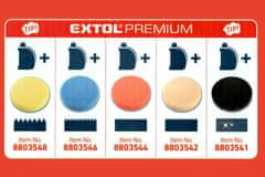 EXTOL Kotúč leštiaci penový T20 biely, 150 x 30 mm, suchý zips - EXTOL PREMIUM EX8803542