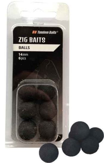 Tandem Baits Balls nástraha 14mm/6ks fluo čierna