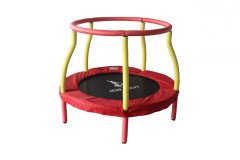 Aga Detská trampolína 116 cm Red/Yellow