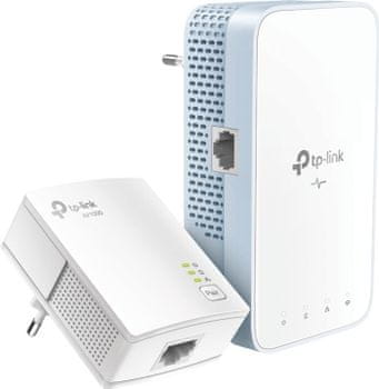 Výkonný Powerline adaptér TP-Link TL-WPA7517KIT RJ-45 Gigabit Ethernet LAN praktické funkcie ultrarýchla prenosová rýchlosť Wi-Fi powerline stlačenie jedného tlačidla vysoká efektivita spoľahlivosť dosah 300 m