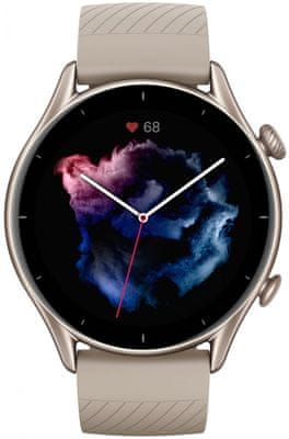 moderné inteligentné hodinky Amazfit GTR 3 elegantný dizajn športové fitness hodinky v štýlovom prevedení xiaomi amazfit GTR 3 bluetooth odlc sklo wlan alexa hlasové ovládanie 14denná výdrž možnosť telefonovania vstavaný repráčik a mikrofón meranie okysličenia krvi tepu 150 športových režimov