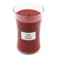 Woodwick Sviečka oválna váza , Škorica a vanilka, 609.5 g