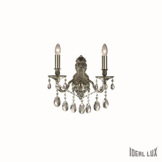 Ideal Lux Ideal Lux GIOCONDA AP2 Argento SVIETIDLO NÁSTENNÉ 044910