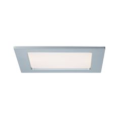 Paulmann Paulmann Vstavaný panel LED hranaté 12W 2700K Chróm mat IP44 920.80 P 92080 92080