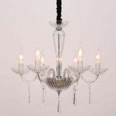 ACA ACA Lighting Crystal závesné svietidlo BLK80286PCC