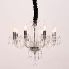 ACA ACA Lighting Crystal závesné svietidlo BLK82048PCC