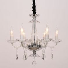 ACA ACA Lighting Crystal závesné svietidlo BLK80386PCC