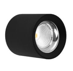 Century CENTURY Stropné SVIETIDLO LED RONDO ČIERNE 110x123mm 15W / 230VAC 4000K 1350Lm 45d IP20 CEN RNDNE-1511040