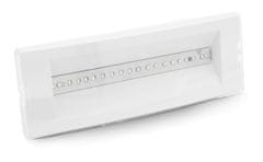 Century CENTURY LED NÚDZOVÉ SVIETIDLO SICURALED prisadený 2W 4000K 210L IP40 120d 292x101x63mm CEN SCL-020340