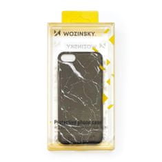 WOZINSKY Wozinsky Marble silikónové puzdro pre Xiaomi Redmi Note 9S/Redmi Note 9 Pro - Čierna KP10103