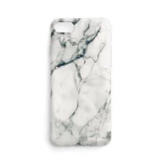 WOZINSKY Wozinsky Marble silikónové puzdro pre Samsung Galaxy A12/Galaxy M12 - Biela KP10139