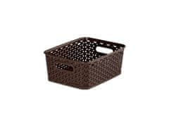 CURVER box úložný RATTAN 25x20x10cm (S),"Y" STYLE, PH HN