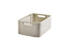 CURVER box úložný RATTAN 39x29x17cm (M), STYLE2, PH KRÉM