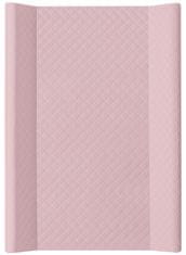 Ceba Baby Podložka prebaľovacia 2-hranná s pevnou doskou (50x70) Comfort Caro Pink