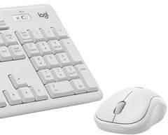 Logitech MK295 Silent, biela