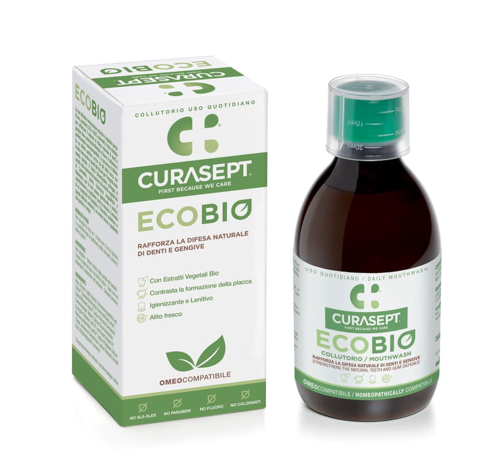 CURASEPT  EcoBio , ústna voda 300ml