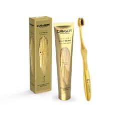 CURASEPT  Luxury Gold, zubná pasta 75ml + zubná kefka