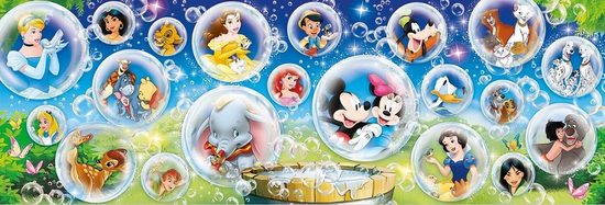 Clementoni Svet Disney - PANORAMATICKÉ PUZZLE