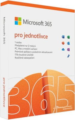 Kancelársky softvér Microsoft 365 pre jednotlivca 