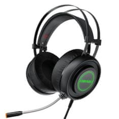 Blitzwolf AA-GB1 RGB herné slúchadlá USB 7.1, čierne