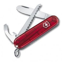 Victorinox 0.2373.T My First multifunkčný nôž pre deti, transparentná červená, 9 funkcií 