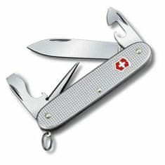 Victorinox 0.8201.26 Pioneer Alox multifunkčný nôž 93 mm, strieborná, vrúbkovaná rukoväť, 8 funkcií