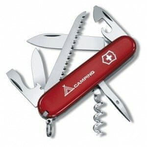 Victorinox 1.3613.71B1 Camper multifunkčný nôž 91 mm, červená, 13 funkcií, blister