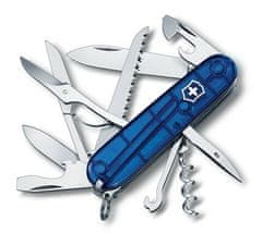 Victorinox Victorinox1.3713.T2 Huntsman multifunkčný nôž 91mm, transparentná modrá, 15 funkcií 