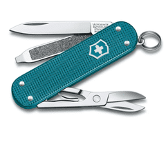 Victorinox 0.6221.242G Classic Colors Alox Wild Jungle multifunkčný nôž 58 mm, tyrkysová, 5 funkcií