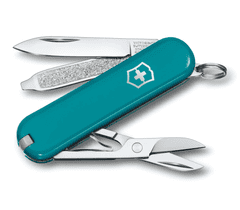 Victorinox 0.6223.23G Classic SD Colors Mountain Lake multifunkčný nôž, tyrkys, 7 funkcií