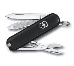 Victorinox 0.6223.3G Classic SD Colors Dark Illusion multifunkčný nôž 58 mm, čierna, 7 funkcií