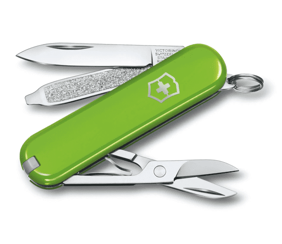 Victorinox 0.6223.43G Classic SD Colors Smashed Avocado multifunkčný nôž, zelená, 7 funkcií