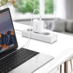 Ugreen CD170 sieťová nabíjačka USB-C / USB QC 4.0 PD 36W , biela