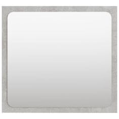 Vidaxl Kúpeľňové zrkadlo betónovosivé 40x1,5x37 cm drevotrieska